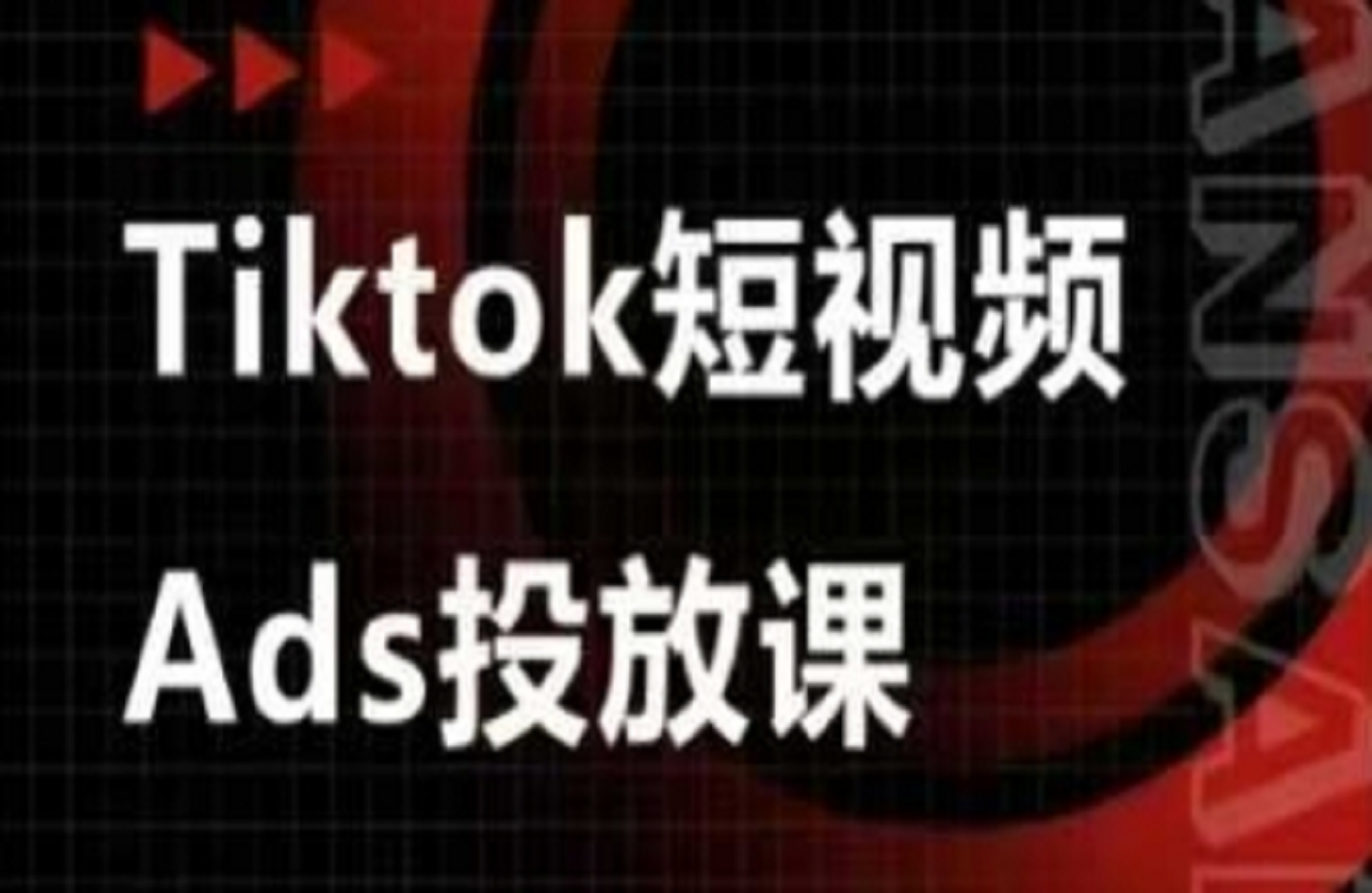 Ads视频投放课，tiktok短视频广告投放课-艺课星球网-南方北的个人IP平台
