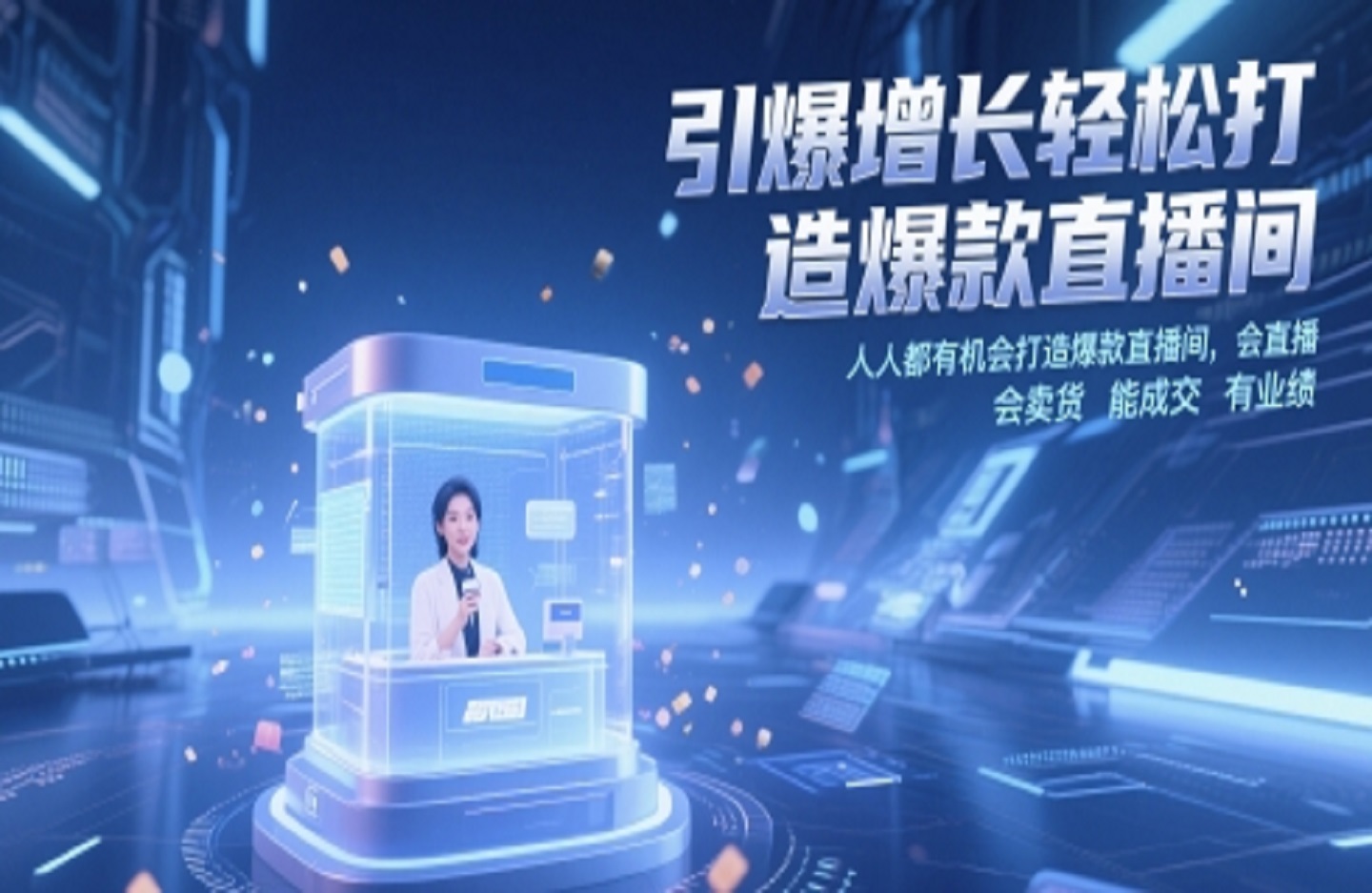 小渔引爆增长轻松打造爆款直播间-艺课星球网-南方北的个人IP平台